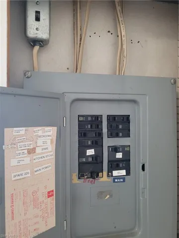 Utilities with electric panel