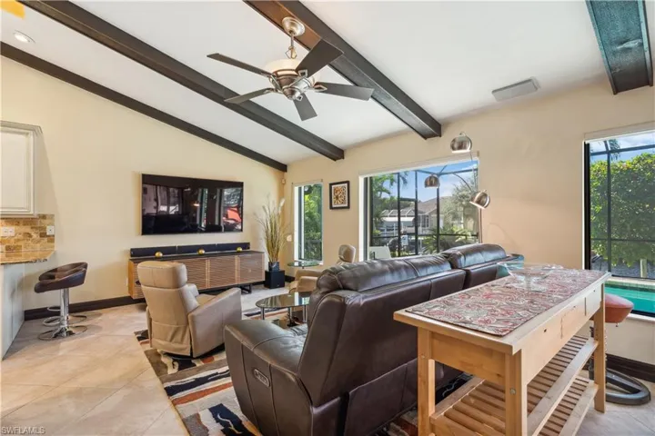 Second of two gathering spaces. Similar appointments -Large windows