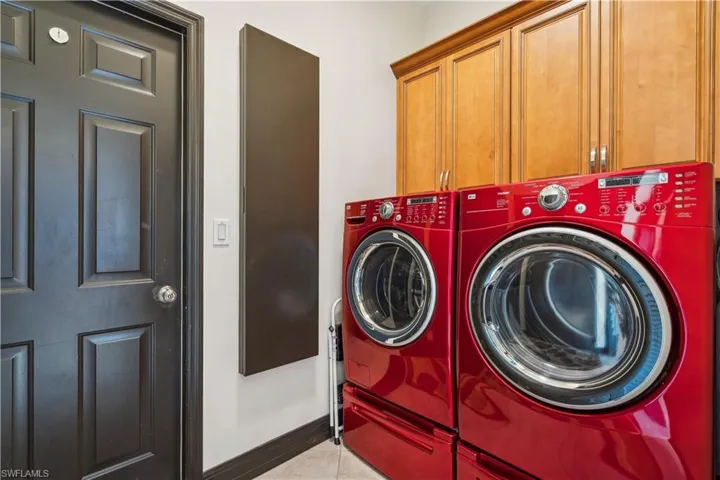 Laundry Room- Access to the garage, cabinetry, storage closet and sky light