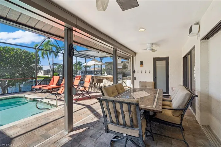 Outside Dining Space - under truss