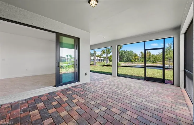 Screened in extended lanai