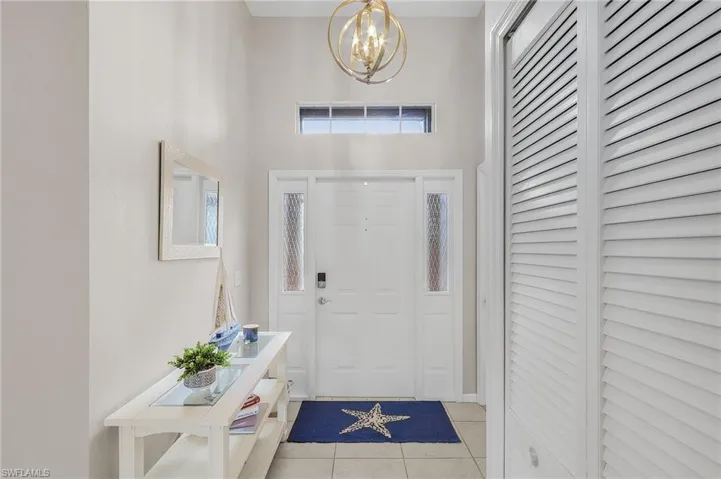 Tiled entryway