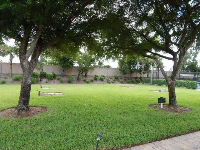View of horseshoe area