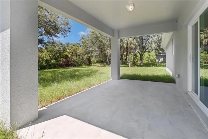 View of patio