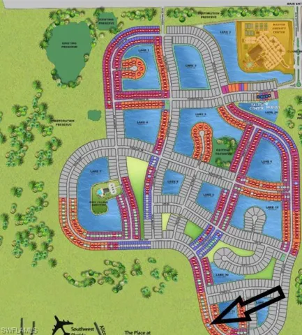 Site map: 1102 with preserve view