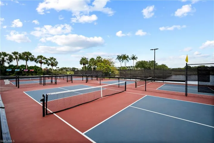 View of tennis court with community courts