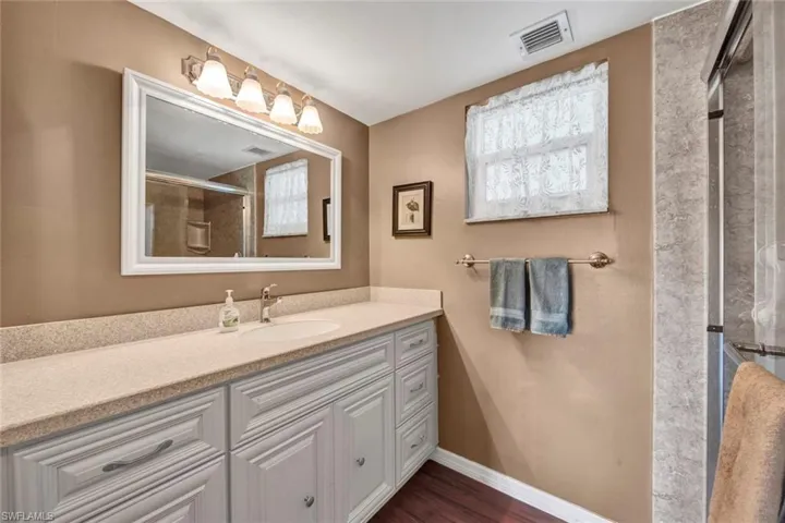Master Bathroom with Newer Vanity