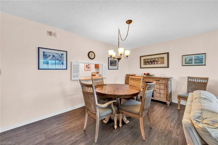 Dining Area with Vinyl Flooring