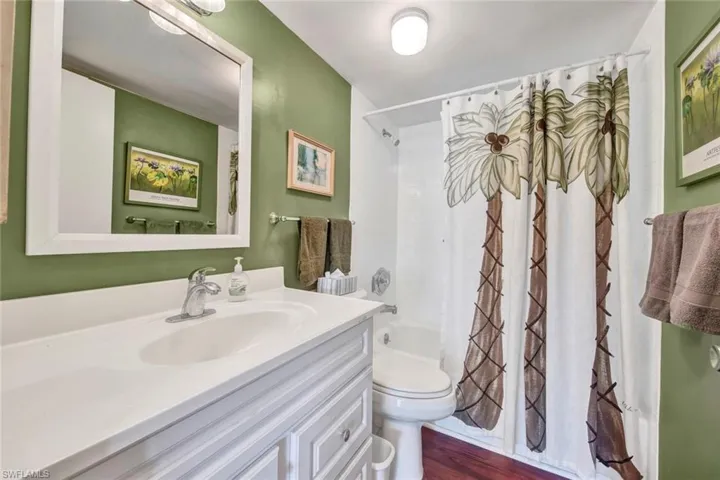 Bathroom with newer Vanity