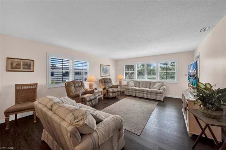 Living Room with Vinyl Flooring
