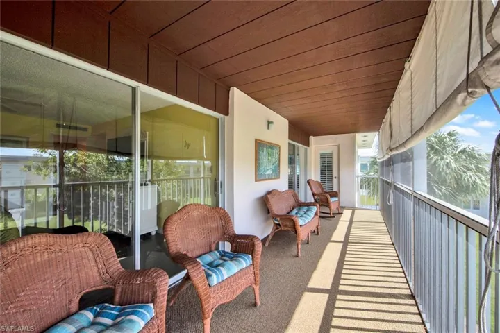 Lanai with Wicker Furniture