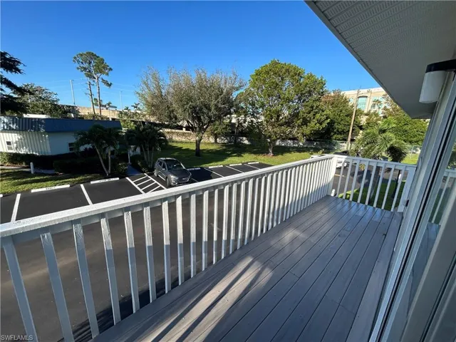 View of deck