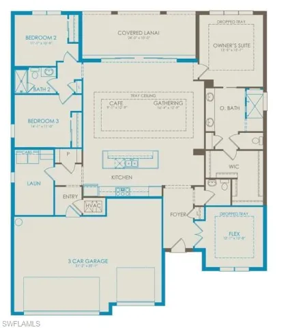 Floor plan with structurals
