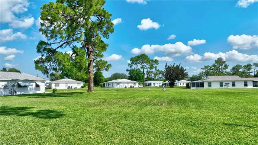 View of green lawn