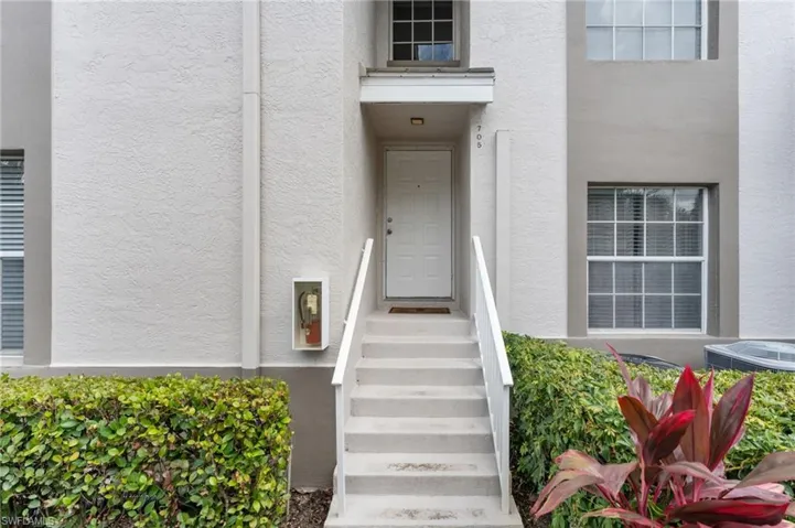 View of exterior entry