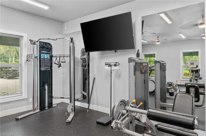 View of exercise room