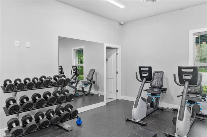 View of exercise room
