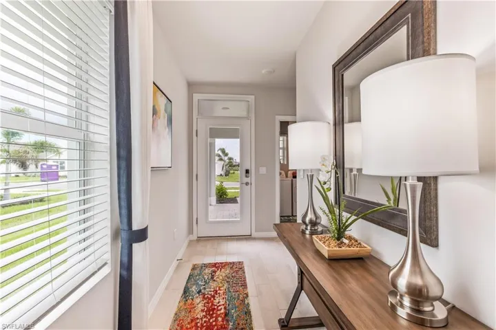 Entryway featuring light hardwood / wood-style floors