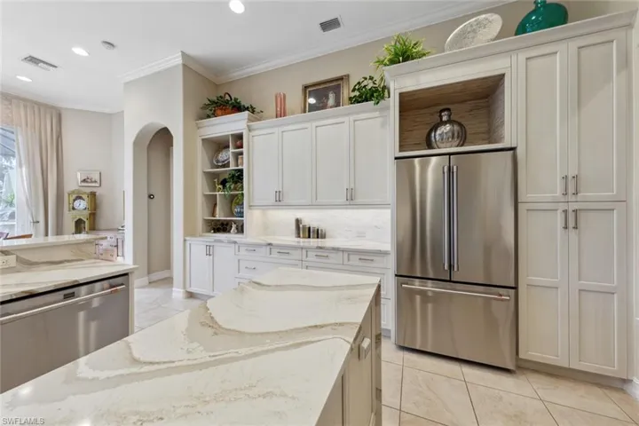 Wall pantry on right