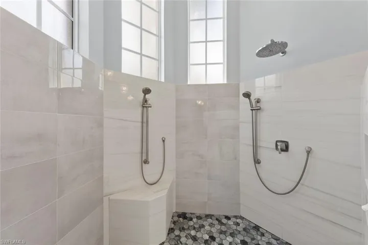 Master bath shower