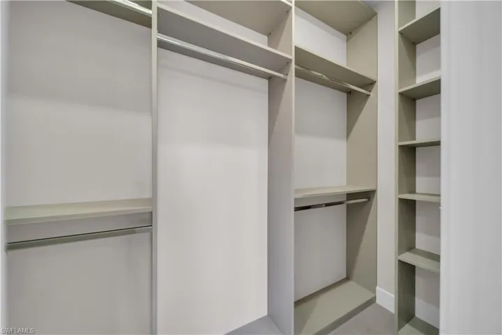 View of spacious closet