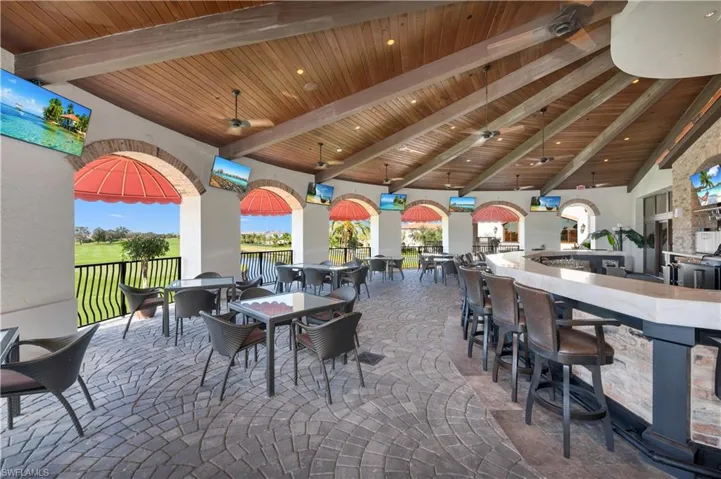 Rotunda bar overlooking hole #18