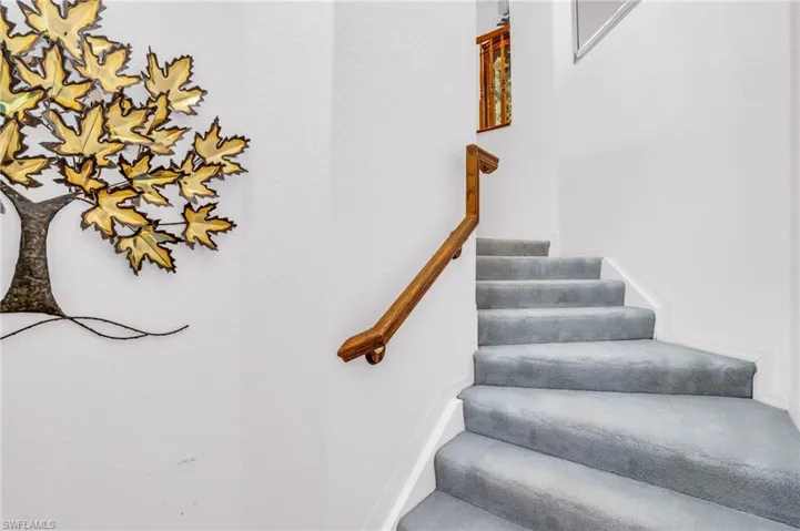 View of stairs