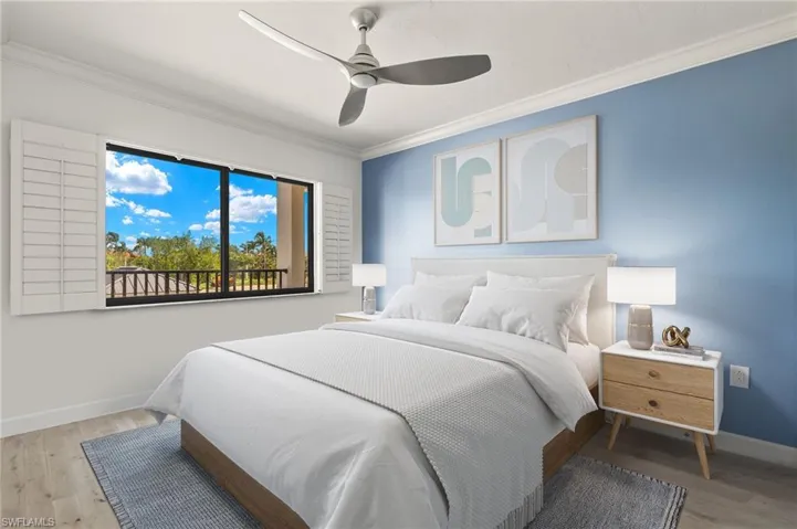 Virtually Staged Bedroom Three