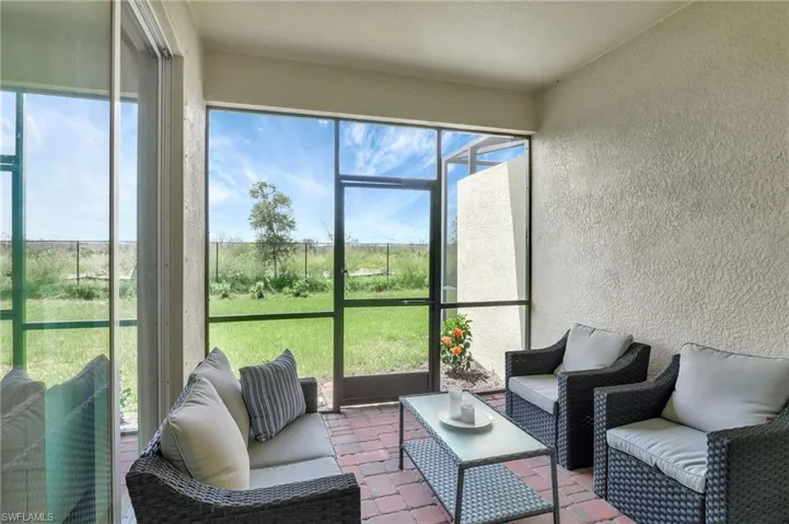Lanai off living and Master,featuring plenty of natural light