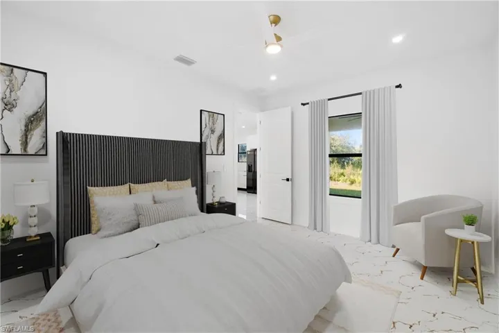 Photo includes reality staging to showcase the possibility of the primary bedroom. Design services included with purchase!