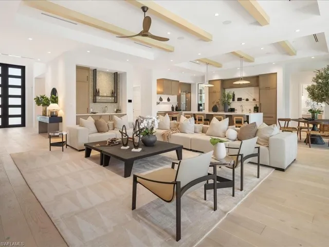 Building lobby featuring visible vents