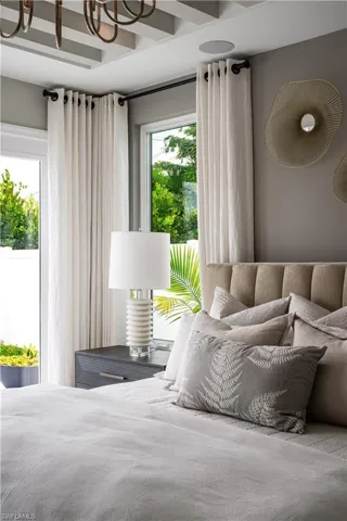 Bedroom featuring access to outside