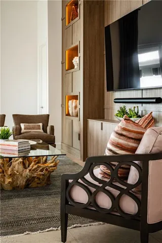 Bathroom featuring vanity and baseboards
