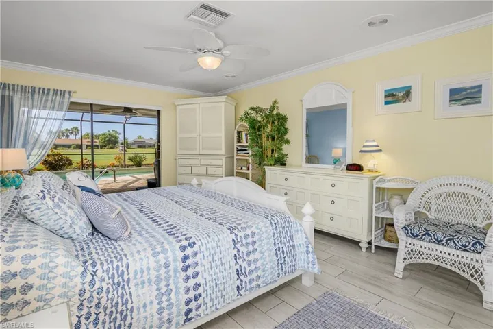 Mstr Bd w/pool and golf course views / Access