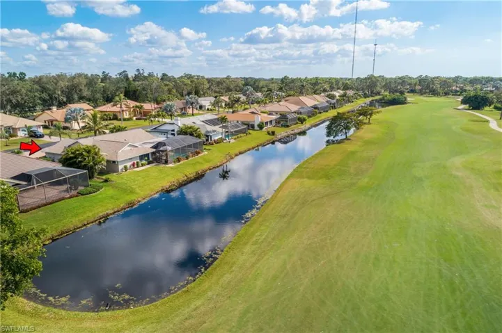 Pond and Golf Course in back yard
