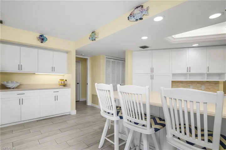 Kitchen with Built in Dry Bar
