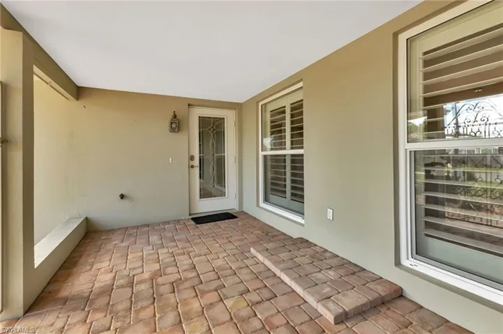 View of patio