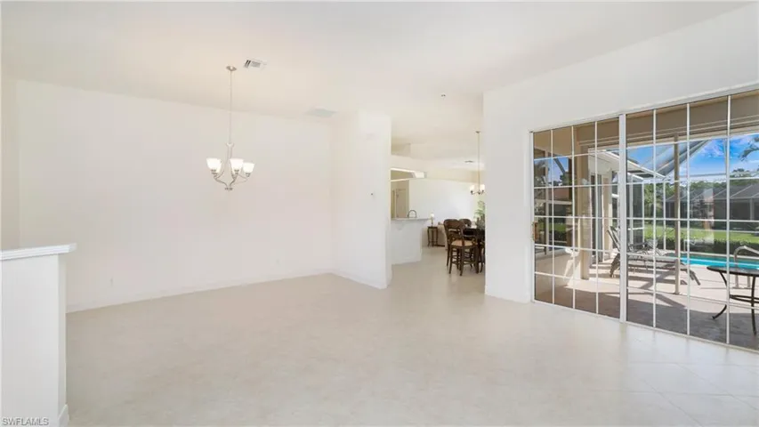 View from Dining Room to Living Room