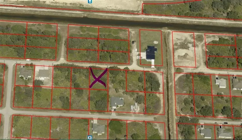 Map / location featuring property parcel outlined