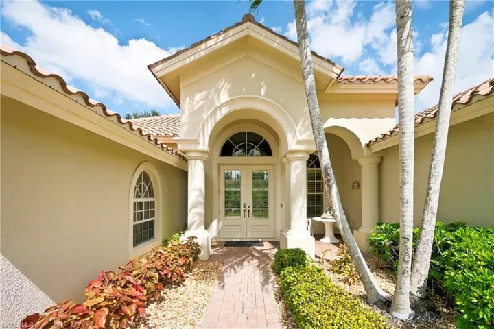 Elegant Covered Front Entrance
