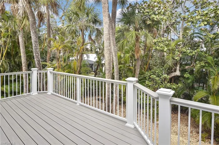 View of deck