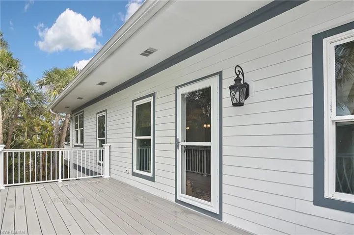 View of deck