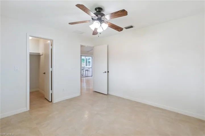 Bedroom 3 with large closet