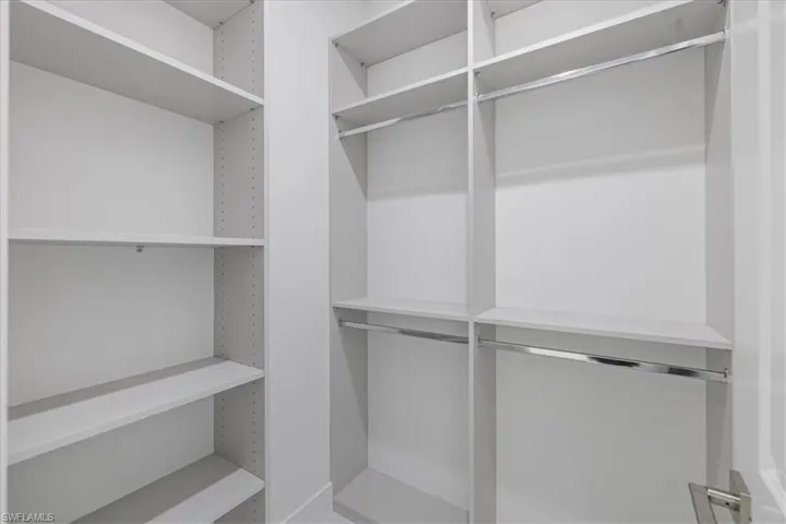View of spacious closet