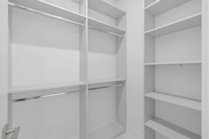 View of spacious closet