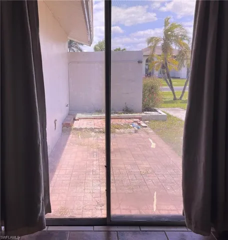 View of patio