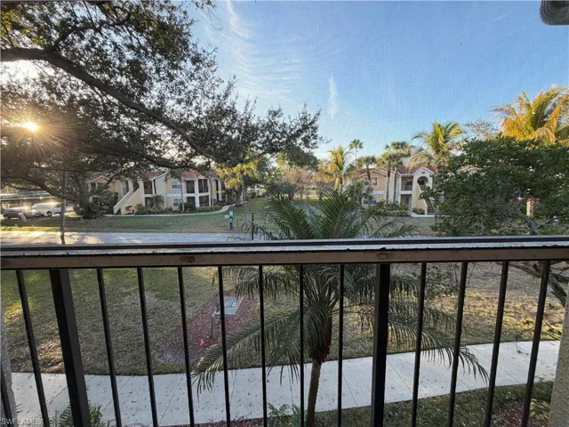 Balcony featuring a residential view
