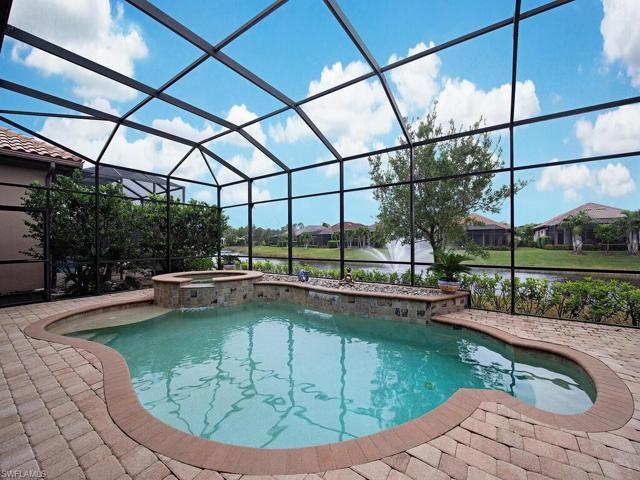 Pool with Spa, overlooking the lake