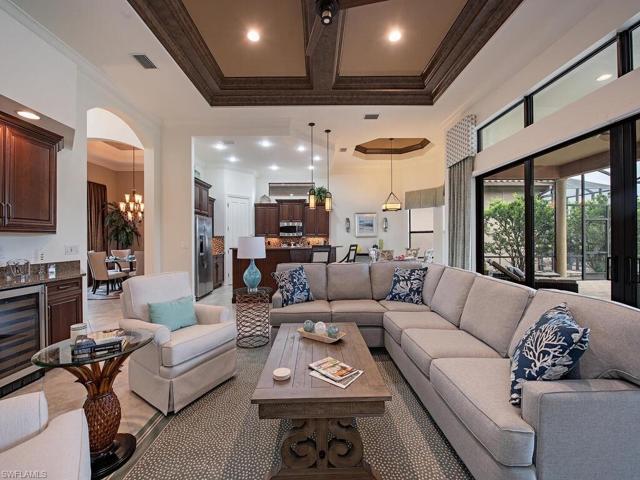 kitchen with counter seating and casual dining area