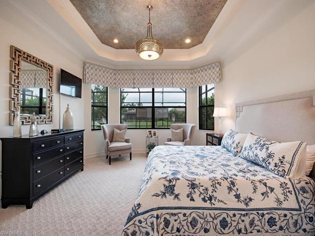 Master bedroom with additional sitting area